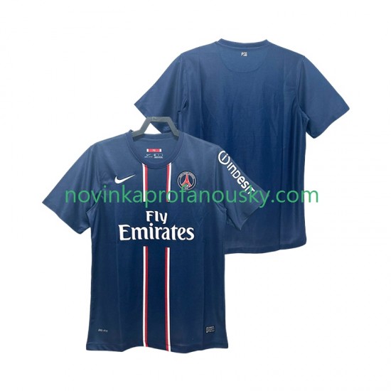 Paris Saint-Germain Dres 2012 2013 Retro Domácí Fotbalové Dresy pro Muže Krátký rukáv