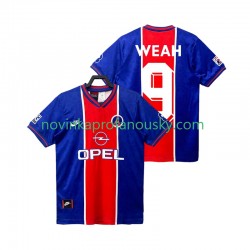Paris Saint-Germain Dres WEAH 9 1995 1996 Retro Domácí Fotbalové Dresy pro Muže Krátký rukáv