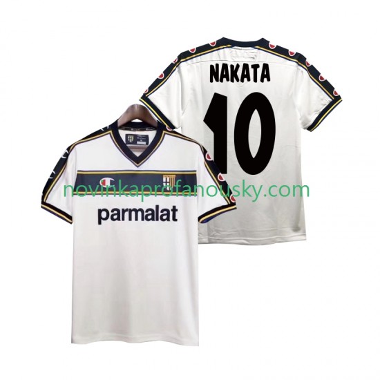 Parma Dres NAKATA 10 2003 Retro Venkovní Fotbalové Dresy pro Muže 2002 Krátký rukáv