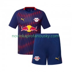 RB Leipzig Dres Venkovní Fotbalové Dresy pro Děti 2025-2026 Krátký rukáv