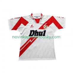 Rayo Vallecano Dres 1995 Retro Domácí Fotbalové Dresy pro Muže 1994 Krátký rukáv