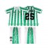 Real Betis Dres FINIDI 25 1996 1997 Retro Domácí Fotbalové Dresy pro Děti Krátký rukáv