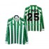 Real Betis Dres FINIDI 25 1996 1997 Retro Domácí Fotbalové Dresy pro Muže Dlouhý rukáv
