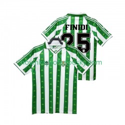Real Betis Dres FINIDI 25 1996 1997 Retro Domácí Fotbalové Dresy pro Muže Krátký rukáv