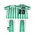 Real Betis Dres Tomas Olias 20 1996 1997 Retro Domácí Fotbalové Dresy pro Děti Krátký rukáv
