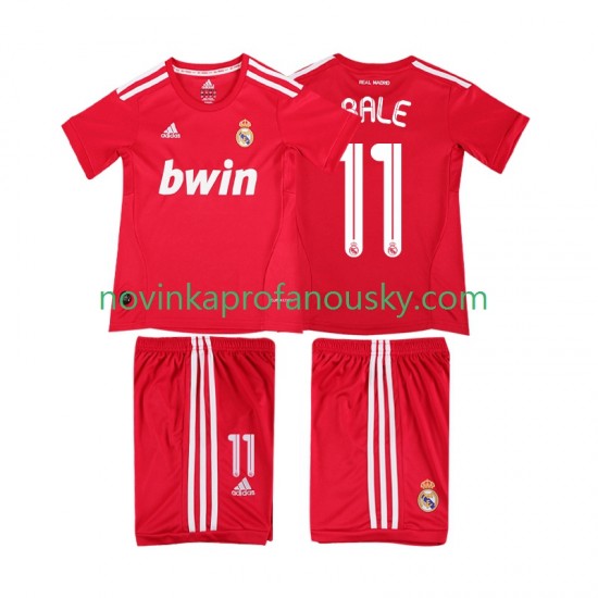 Real Madrid Dres BALE 11 2012 Retro Alternativní Fotbalové Dresy pro Děti 2011 Krátký rukáv