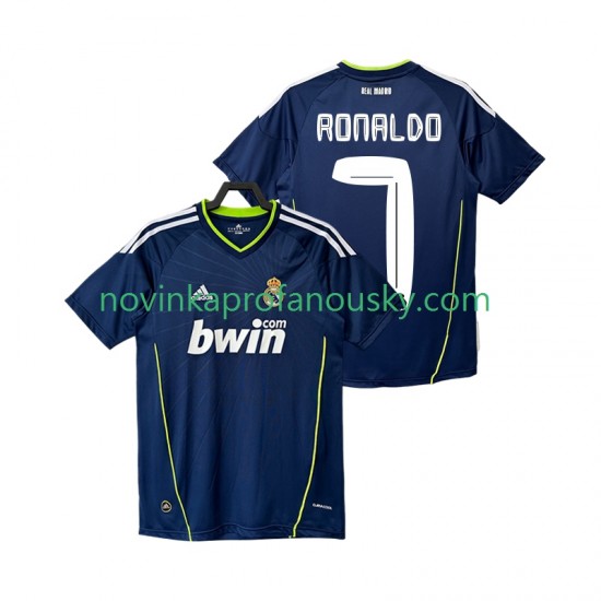 Real Madrid Dres Cristiano Ronaldo 7 Retro Venkovní Fotbalové Dresy pro Muže 2011 2010 Krátký rukáv
