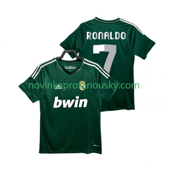 Real Madrid Dres Cristiano Ronaldo 7 2012 2013 Retro Alternativní Fotbalové Dresy pro Muže Krátký rukáv