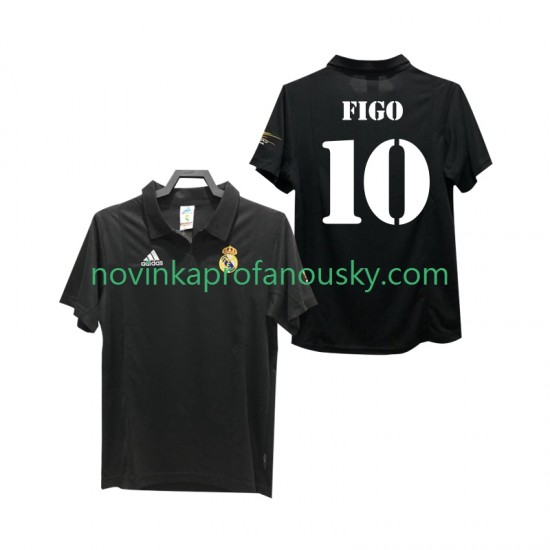 Real Madrid Dres FIGO 10 2003 Retro Venkovní Fotbalové Dresy pro Muže 2002 Krátký rukáv