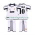 Real Madrid Dres FIGO 10 2001 Retro Domácí Fotbalové Dresy pro Děti 2002 Krátký rukáv