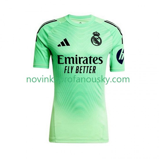 Real Madrid Dres Brankářské Venkovní Fotbalové Dresy pro Muže 2025-2026 Krátký rukáv