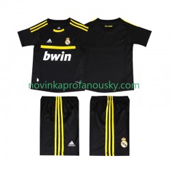Real Madrid Dres -2012 Brankářské Retro Domácí Fotbalové Dresy pro Děti 2011 Krátký rukáv