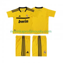 Real Madrid Dres 2012 Brankářské Retro Domácí Fotbalové Dresy pro Děti 2011 Krátký rukáv