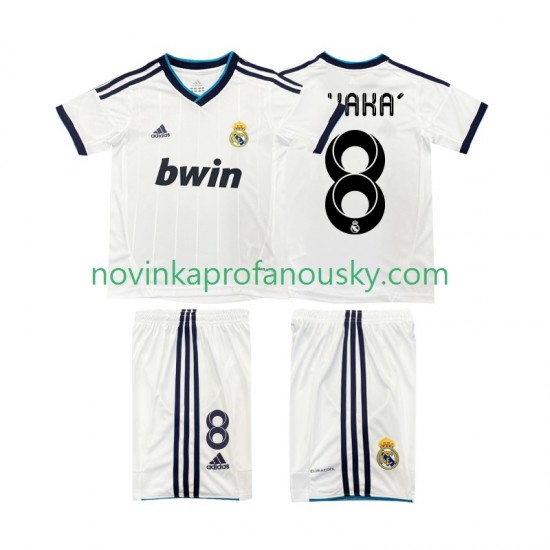Real Madrid Dres KAKA 8 2012 2013 Retro Domácí Fotbalové Dresy pro Děti Krátký rukáv