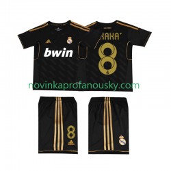 Real Madrid Dres KAKA 8 -2012 Retro Venkovní Fotbalové Dresy pro Děti 2011 Krátký rukáv