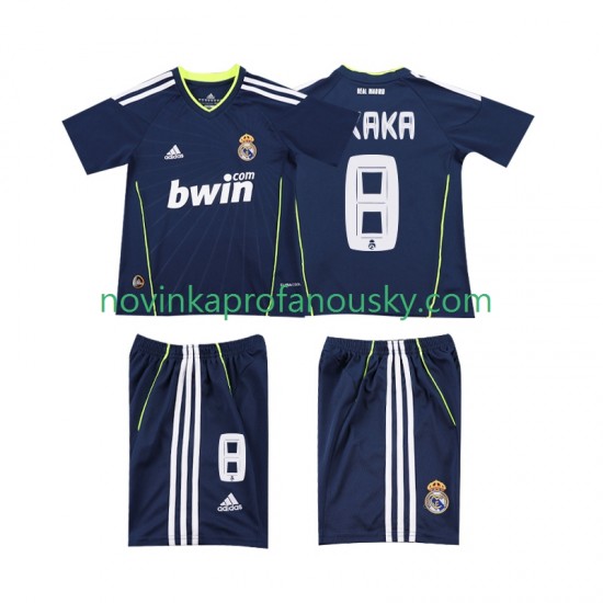 Real Madrid Dres KAKA 8 Retro Venkovní Fotbalové Dresy pro Děti 2011 2010 Krátký rukáv