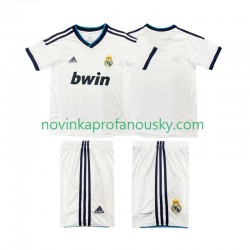 Real Madrid Dres 2012 2013 Retro Domácí Fotbalové Dresy pro Děti Krátký rukáv
