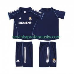Real Madrid Dres 2005 Retro Venkovní Fotbalové Dresy pro Děti 2006 Krátký rukáv