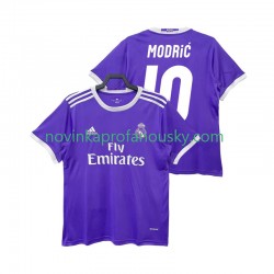 Real Madrid Dres Modrić LUCA 10 2016 2017 Retro Venkovní Fotbalové Dresy pro Muže Krátký rukáv