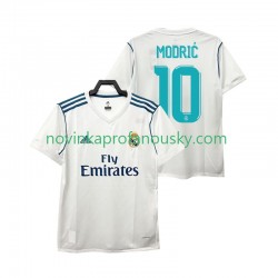 Real Madrid Dres Modrić 10 2017 Retro Domácí Fotbalové Dresy pro Muže Krátký rukáv