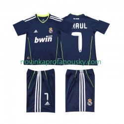 Real Madrid Dres PAUL 7 Retro Venkovní Fotbalové Dresy pro Děti 2011 2010 Krátký rukáv