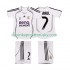 Real Madrid Dres RAUL 7 2007 Retro Domácí Fotbalové Dresy pro Děti 2006 Krátký rukáv