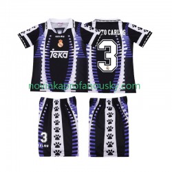 Real Madrid Dres ROBERTO CARLOS 3 1997 Retro Alternativní Fotbalové Dresy pro Děti 1998 Krátký rukáv