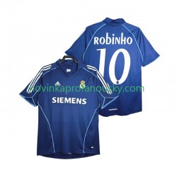 Real Madrid Dres ROBINHO 10 2005 Retro Venkovní Fotbalové Dresy pro Muže 2006 Krátký rukáv