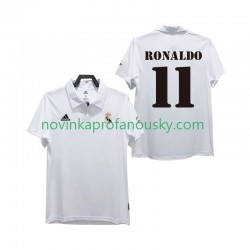 Real Madrid Dres RONALDO 11 2003 Retro Domácí Fotbalové Dresy pro Muže 2002 Krátký rukáv