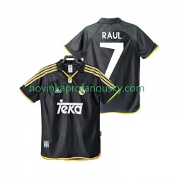 Real Madrid Dres Raul 7 2001 Retro Venkovní Fotbalové Dresy pro Muže 1999 Krátký rukáv