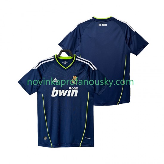 Real Madrid Dres Retro Venkovní Fotbalové Dresy pro Muže 2011 2010 Krátký rukáv