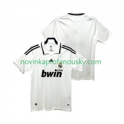Real Madrid Dres 2009 Retro Domácí Fotbalové Dresy pro Muže 2008 Krátký rukáv