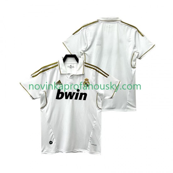 Real Madrid Dres 2012 Retro Domácí Fotbalové Dresy pro Muže 2011 Krátký rukáv