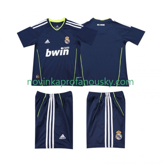 Real Madrid Dres Retro Venkovní Fotbalové Dresy pro Děti 2011 2010 Krátký rukáv