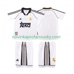 Real Madrid Dres 2000 Retro Domácí Fotbalové Dresy pro Děti 1998 Krátký rukáv