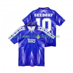 Real Madrid Dres SEEDORF 10 1996 1997 Retro Venkovní Fotbalové Dresy pro Muže Krátký rukáv