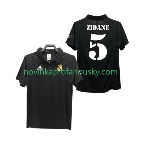 Real Madrid Dres ZIDANE 5 2003 Retro Venkovní Fotbalové Dresy pro Muže 2002 Krátký rukáv
