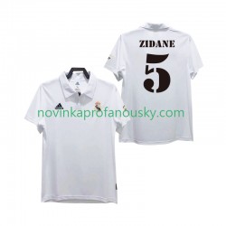 Real Madrid Dres ZIDANE 5 2003 Retro Domácí Fotbalové Dresy pro Muže 2002 Krátký rukáv