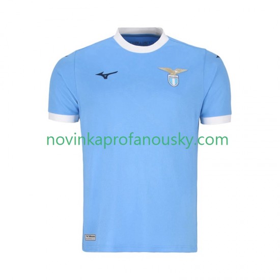 Lazio Řím Dres Domácí Fotbalové Dresy pro Muže 2025-2026 Krátký rukáv