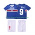 Sampdoria Dres VIALLI 9 1990 1991 Retro Domácí Fotbalové Dresy pro Děti Krátký rukáv