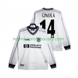 Tottenham Hotspur Dres GINOLA 14 1997 Retro Domácí Fotbalové Dresy pro Muže 1999 Dlouhý rukáv