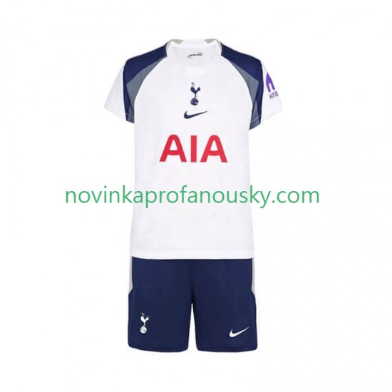 Tottenham Hotspur Dres Domácí Fotbalové Dresy pro Děti 2025-2026 Krátký rukáv