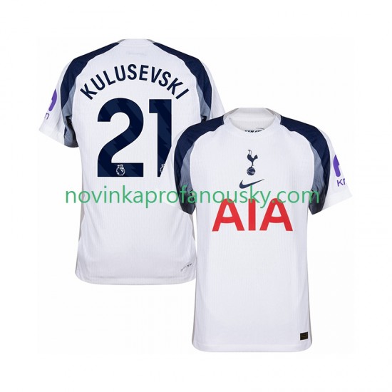 Tottenham Hotspur Dres Kulusevski 21 Domácí Fotbalové Dresy pro Muže 2025-2026 Krátký rukáv