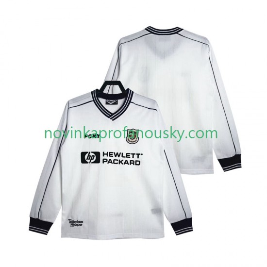Tottenham Hotspur Dres 1997 Retro Domácí Fotbalové Dresy pro Muže 1999 Dlouhý rukáv