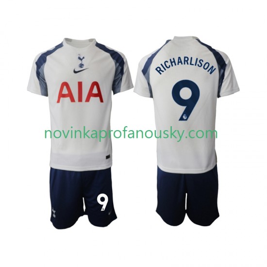 Tottenham Hotspur Dres Richarlison 9 Domácí Fotbalové Dresy pro Děti 2025-2026 Krátký rukáv
