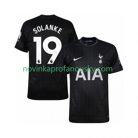 Tottenham Hotspur Dres Solanke 19 Venkovní Fotbalové Dresy pro Muže 2025-2026 Krátký rukáv