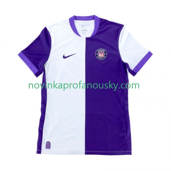 Toulouse FC Dres Domácí Fotbalové Dresy pro Muže 2025-2026 Krátký rukáv