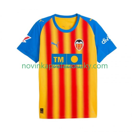 Valencia CF Dres Alternativní Fotbalové Dresy pro Muže 2025-2026 Krátký rukáv