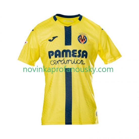 Villarreal CF Dres Domácí Fotbalové Dresy pro Muže 2025-2026 Krátký rukáv