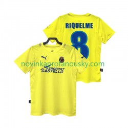 Villarreal CF Dres RIQUELME 8 2005 Retro Domácí Fotbalové Dresy pro Muže 2006 Krátký rukáv